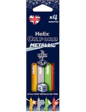 Oxford Metallic Ballpoint Pens 4pk